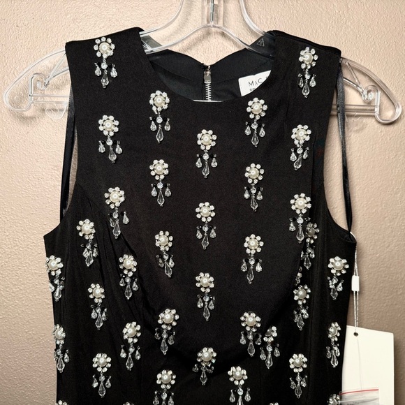Mac Duggal Embellished Sleeveless Fitted Cocktail Dress Women’s Size 2 - Picture 4 of 17